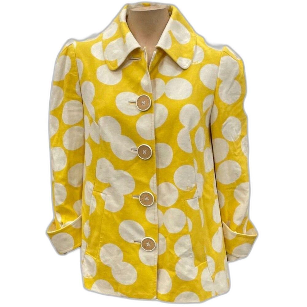Lilly Pulitzer Linen-Blend Jacket - Size 6
